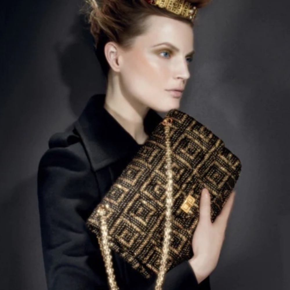 CHANEL Runway Byzantine Tweed Gold Cage High Boots 37 Pre fall 2012 - Picture 14 of 14